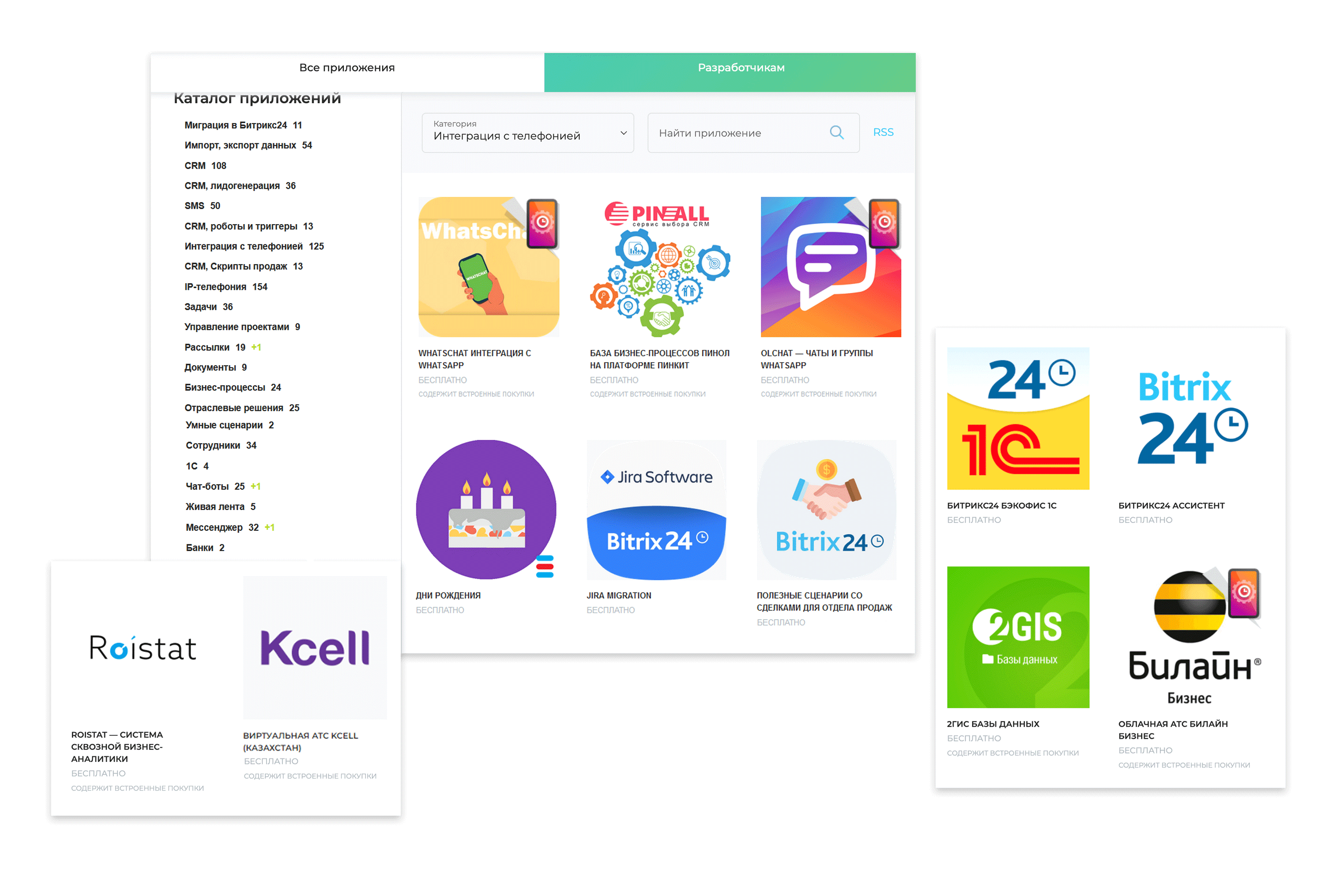 Бесплатный интеграционный пакет