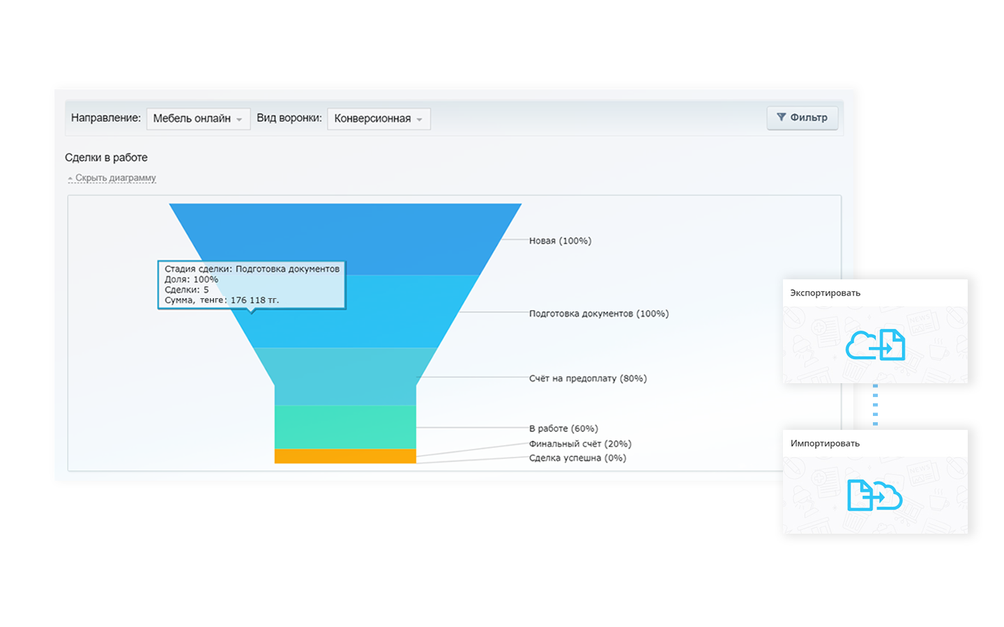 Быстрый перенос клиентской базы